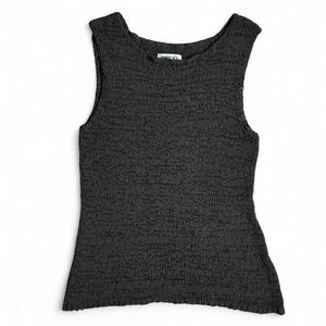 Chico's Design Black Silk Knit Tank Top